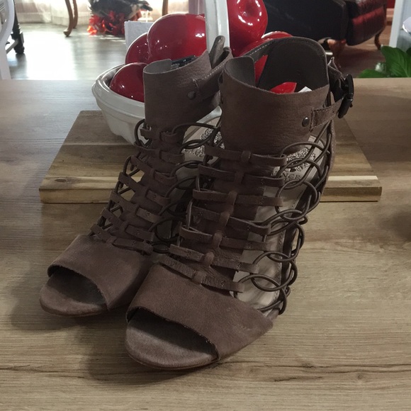 Vince Camuto Shoes - Vince Camino caged sandals Brown Leather